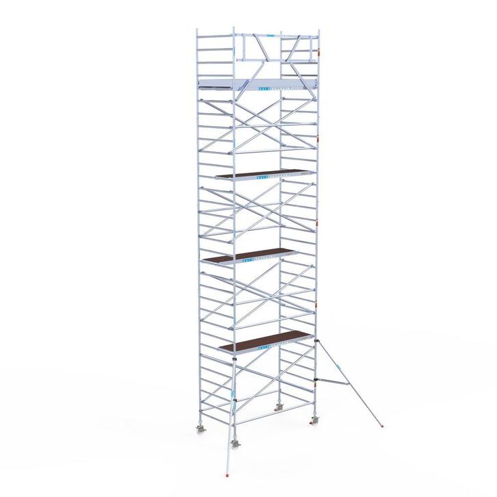 Rolsteiger Original 135x250 10,2m werkhoogte tegen de gevel, Doe-het-zelf en Verbouw, Steigers, Rolsteiger of Kamersteiger, Nieuw