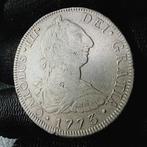 Spanje. Carlos III. 8 Reales 1773 Mexico FM. Resellos