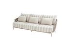 4 Seasons Outdoor Beverly 3-zits loungebank latte |, Tuin en Terras, Tuinsets en Loungesets, Ophalen of Verzenden, Nieuw