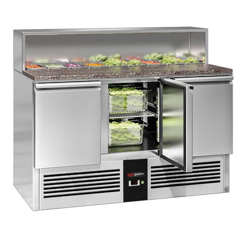 GGM Gastro | Saladette PREMIUM - 1368mm - RVS | SAG147GND-UK, Zakelijke goederen, Horeca | Meubilair en Inrichting, Nieuw in verpakking