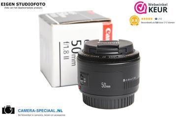 Canon EF 50mm F1.8 II prime lens met 12 maanden garantie beschikbaar voor biedingen