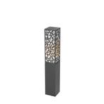 Modern buiten paaltje zwart 60 cm IP44 - Nicole, Tuin en Terras, Nieuw, Minder dan 50 watt