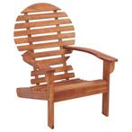 vidaXL Stoel Adirondack massief acaciahout, Tuin en Terras, Tuinstoelen, Verzenden, Nieuw, Hout