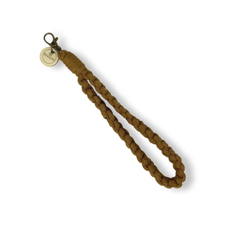 Macramé Pols Keycord - Katoen - Macramé - Handgemaakt in, Verzamelen, Sleutelhangers, Nieuw, Overige typen, Ophalen of Verzenden