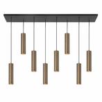 Moderne Hanglamp 8-lichts 115x18CM | Messing kokers, Huis en Inrichting, Lampen | Hanglampen, Nieuw, Ophalen of Verzenden, Modern