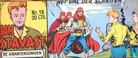 Jan Stavast [Virgola] - Het dal der schatten - 1954, Boeken, Stripboeken, Zo goed als nieuw, Eén stripboek, Verzenden