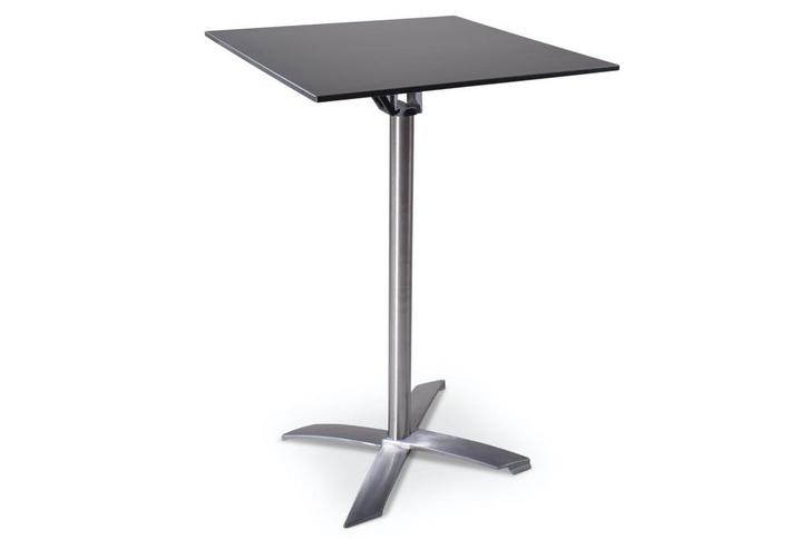 Statafel Helsinki | 70x70cm | opklapbaar, Tuin en Terras, Tuintafels, Nieuw, Kunststof, Vierkant, Ophalen of Verzenden