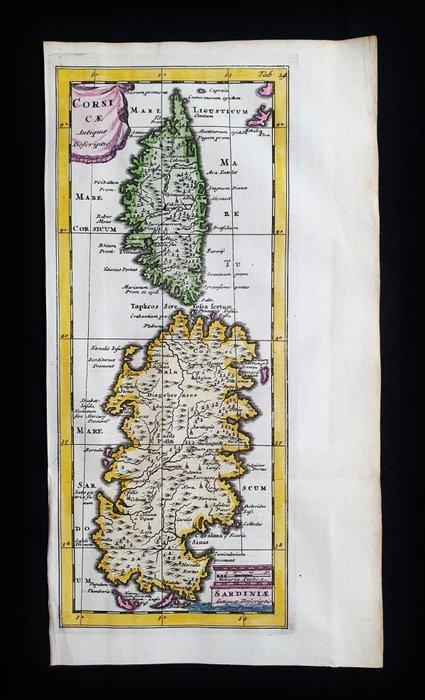 Europa - Italië, Sardinië, Frankrijk, Corsica, Cagliari,, Boeken, Atlassen en Landkaarten