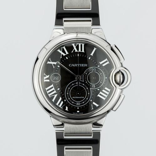 Cartier Ballon Bleu 44mm W6920025, Sieraden, Tassen en Uiterlijk, Horloges | Heren, Polshorloge, Gebruikt, Verzenden