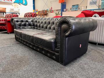 Chesterfield Maarssen ! Dark Oxblood Leren Chesterfield Bank beschikbaar voor biedingen
