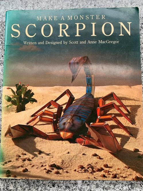 Make a monster scorpion, Boeken, Hobby en Vrije tijd, Scrapbooking en Knutselen, Gelezen, Verzenden