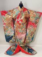 Japanse trouwkimono Iro-uchikake met bloemmotieven - Zijde -, Antiek en Kunst