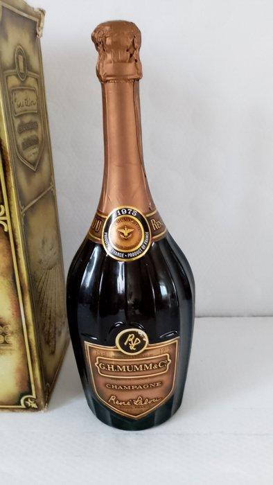 G. H. Mumm, Renè Lalou year 1975 GHMumm Champagne good, Verzamelen, Wijnen