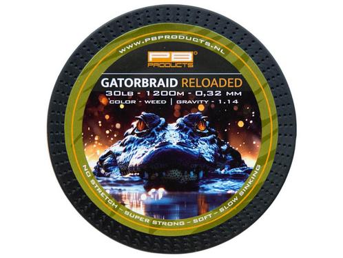 Gator Braid Reloaded 1200 m. Gevlochten Lijn Weed PB, Watersport en Boten, Hengelsport | Karpervissen, Vislijn, Nieuw, Verzenden