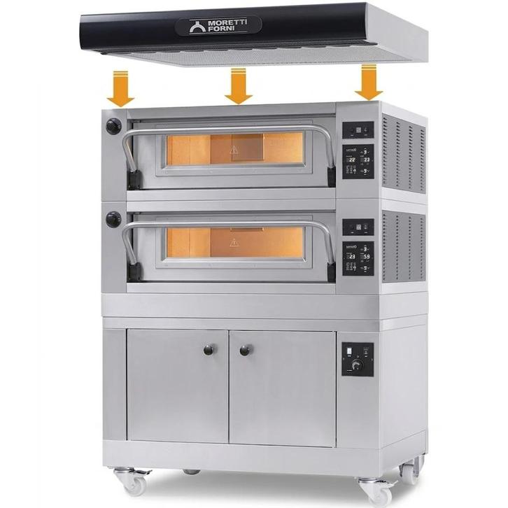 Afdekkap | Moretti Forni serieP P120E C Pizzaoven |, Zakelijke goederen, Horeca | Keukenapparatuur, Nieuw in verpakking, Verzenden