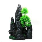 Steile rotsen met bonsai boom OS-243 - aquarium decoratie, Dieren en Toebehoren, Vissen | Aquaria en Toebehoren, Ophalen of Verzenden