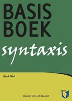 Basisboek syntaxis 9789492190772 Henk Wolf, Verzenden, Gelezen, Henk Wolf