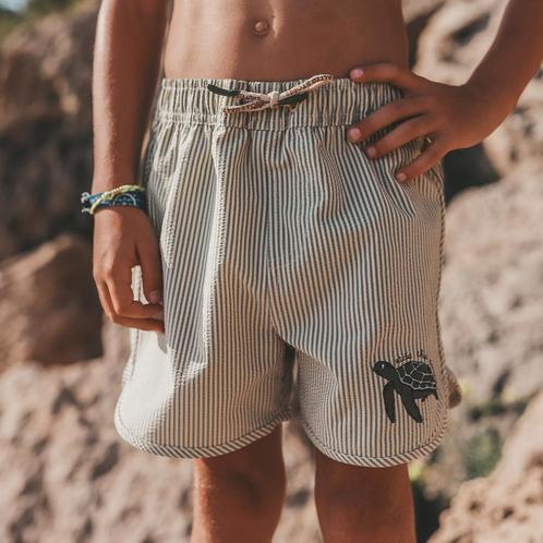 Swim Short Boys Seersucker UV50  Salted Stories Maat 62 62, Kinderen en Baby's, Babykleding | Maat 50, Jongetje, Nieuw, Ophalen of Verzenden