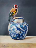 Alfonso Moreno (1947) - Chinees porseleinen pot met putter, Antiek en Kunst, Kunst | Schilderijen | Klassiek