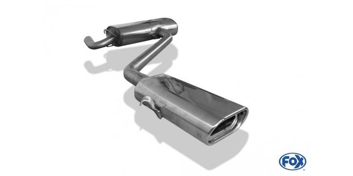 FOX Trabant 1.1 Limo & Kombi einddemper - 135x80 type 53, Auto-onderdelen, Uitlaatsystemen, Nieuw, Verzenden