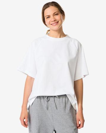 HEMA Dames T-shirt Luca wit beschikbaar voor biedingen
