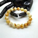 Armband van natuurlijk wit Baltisch amber met volledige