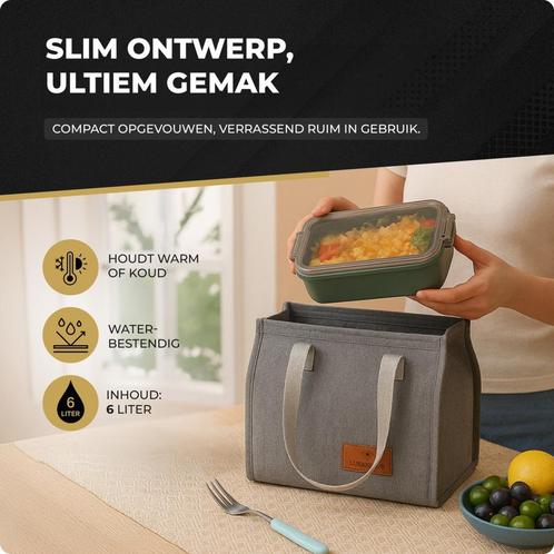 Lukardie® Lunchtas 6 Liter Koeltas, Huis en Inrichting, Keuken | Keukenbenodigdheden, Nieuw, Verzenden