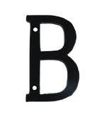 Letter B Klein IJzer zwart 75 mm, Verzenden, Nieuw