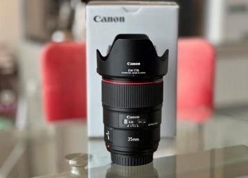 Canon EF 35mm f/1.4 L II USM in nieuwstaat 35 1.4 beschikbaar voor biedingen