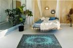 Turquoise vintage - Vloerkleed - 215 cm - 113 cm - met, Nieuw