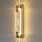 LED Wandlamp 12W – Moderne Gouden Kristallen Warm Wit, Huis en Inrichting, Lampen | Hanglampen, Verzenden, Nieuw