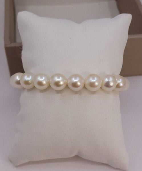 Armband 9x9,5 mm heldere Akoya-parels, Sieraden, Tassen en Uiterlijk, Armbanden