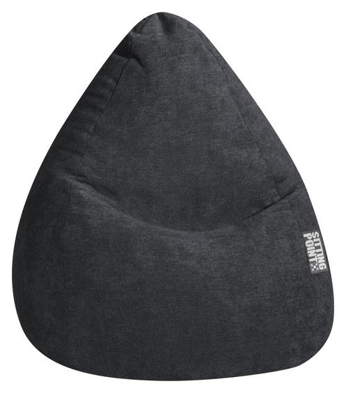 Zitzak BeanBag Alfa XL - Zwart, Huis en Inrichting, Zitzakken, Verzenden