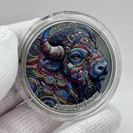 Kameroen. 2000 Francs 2025 - 2oz - American Bison - Silver