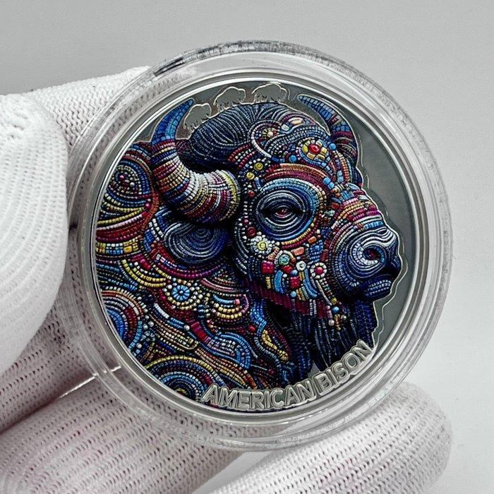 Kameroen. 2000 Francs 2025 - 2oz - American Bison - Silver, Postzegels en Munten, Munten | Europa | Niet-Euromunten