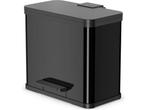 Hailo Öko Trio Plus - Pedaalemmer - 3 x 9L - Zwart, Huis en Inrichting, Woonaccessoires | Prullenbakken, Verzenden, Zo goed als nieuw