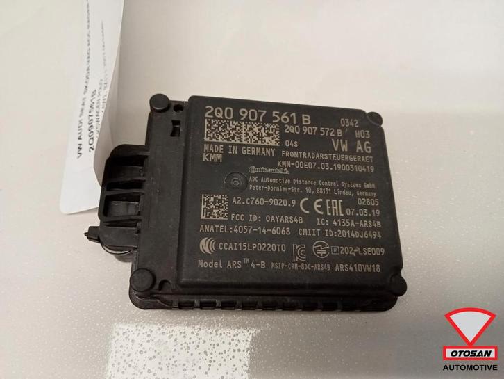 VW Audi Seat Skoda VAG ACC Radar Sensor 2Q0907561B, Auto-onderdelen, Overige Auto-onderdelen, Gebruikt, Volkswagen, Ophalen
