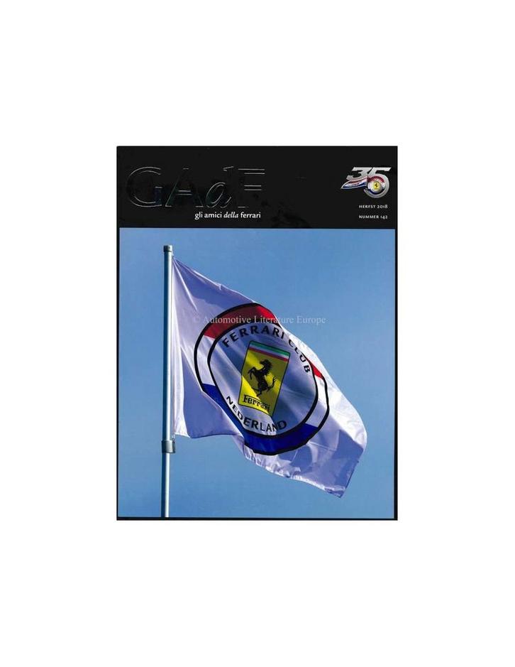 2018 FERRARI GLI AMICI DELLA MAGAZINE 142 NEDERLANDS, Boeken, Auto's | Folders en Tijdschriften, Ferrari