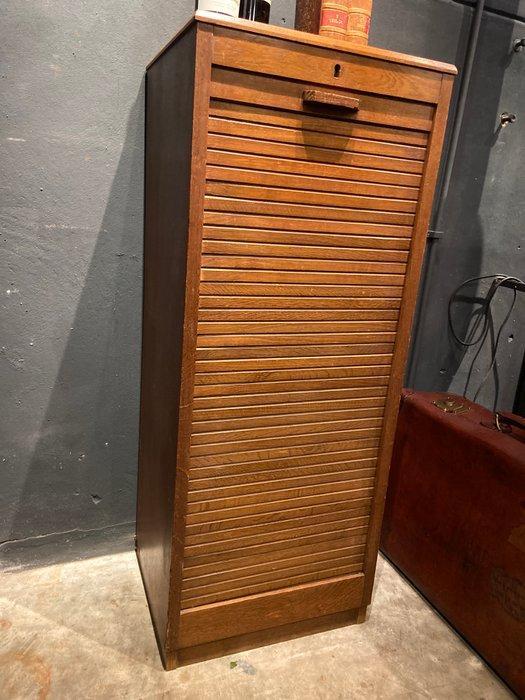 Antique Filing Cabinet - Kast - Eiken - Rolluik kastje - Oak, Antiek en Kunst, Curiosa en Brocante