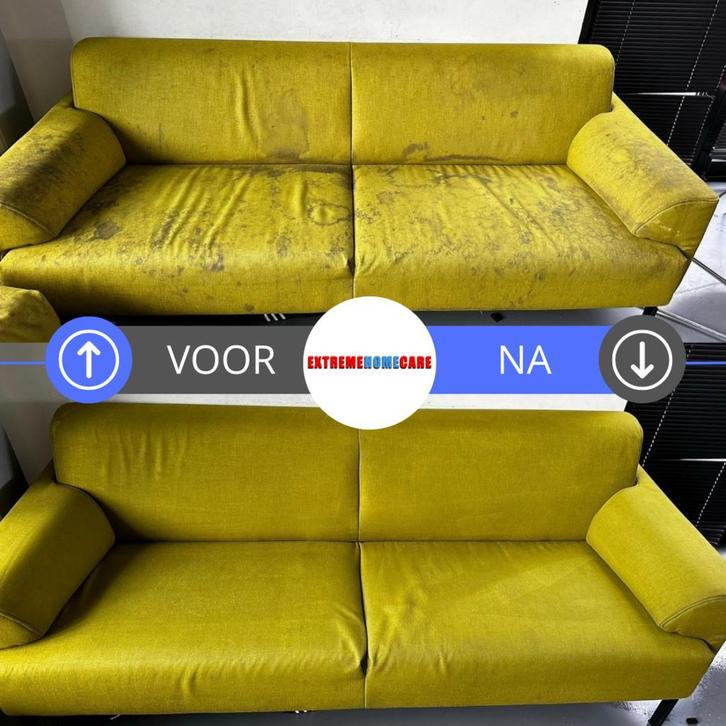 Uw bank professioneel gereinigd – Goedkoop en snel, Huis en Inrichting, Banken | Bankstellen, Zo goed als nieuw