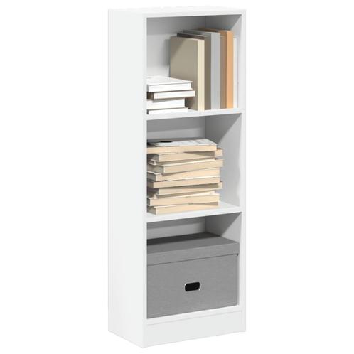 vidaXL Boekenkast 40x24x109 cm bewerkt hout wit, Huis en Inrichting, Kasten | Boekenkasten, Nieuw, Overige houtsoorten, Verzenden