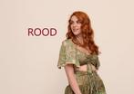 Satijnen boho cropped korte top met wijde mouwen en, Nieuw
