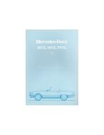 1981 MERCEDES BENZ SL KLASSE BROCHURE NEDERLANDS, Nieuw, Author