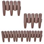 Palissade - borderrand - kunststof - bruin - 2,7m, Verzenden, Nieuw