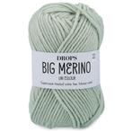 DROPS Big Merino Uni Colour - 25 pistache ijs - Wol Garen, Hobby en Vrije tijd, Breien en Haken, Ophalen of Verzenden, Nieuw