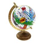 Koen Betjes (1992) - World Globe - Banksy’s Balloon Girl x, Antiek en Kunst