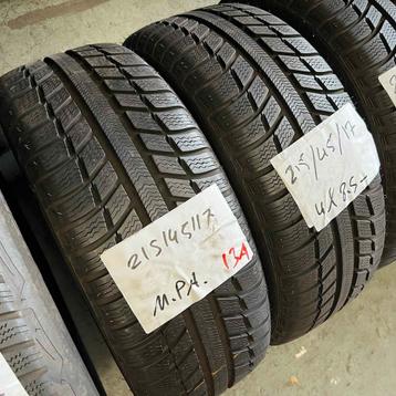 2 x Michelin Pilot Alpin 215-45-17 Winterbanden 8,5mm beschikbaar voor biedingen