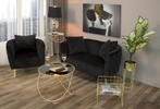 FAUTEUIL BUCAREST ZWART CM 76x74x71, Huis en Inrichting, Ophalen of Verzenden, Nieuw