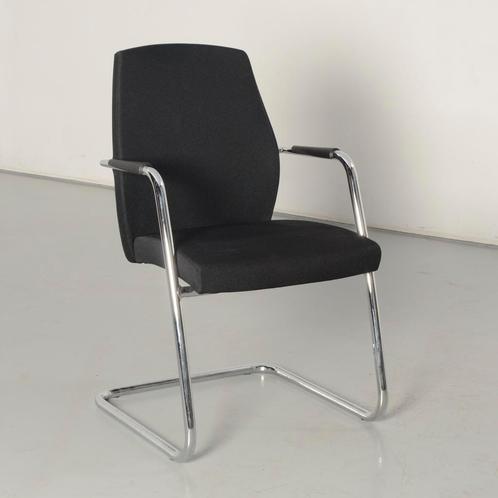 Sitland vergaderstoel, zwart, slede frame, Huis en Inrichting, Bureaustoelen, Ophalen of Verzenden