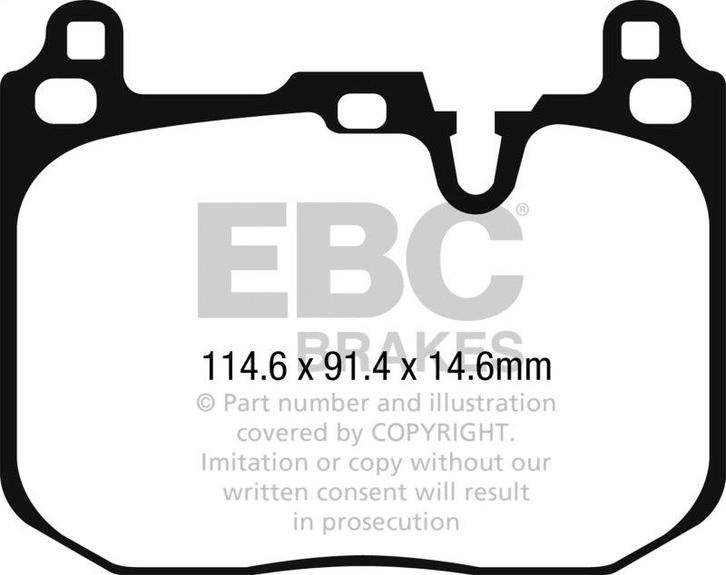 EBC 2014+ Mini Cooper John Cooper Works Ultimax2 Front Brake, Auto-onderdelen, Remmen en Aandrijving, Ophalen of Verzenden